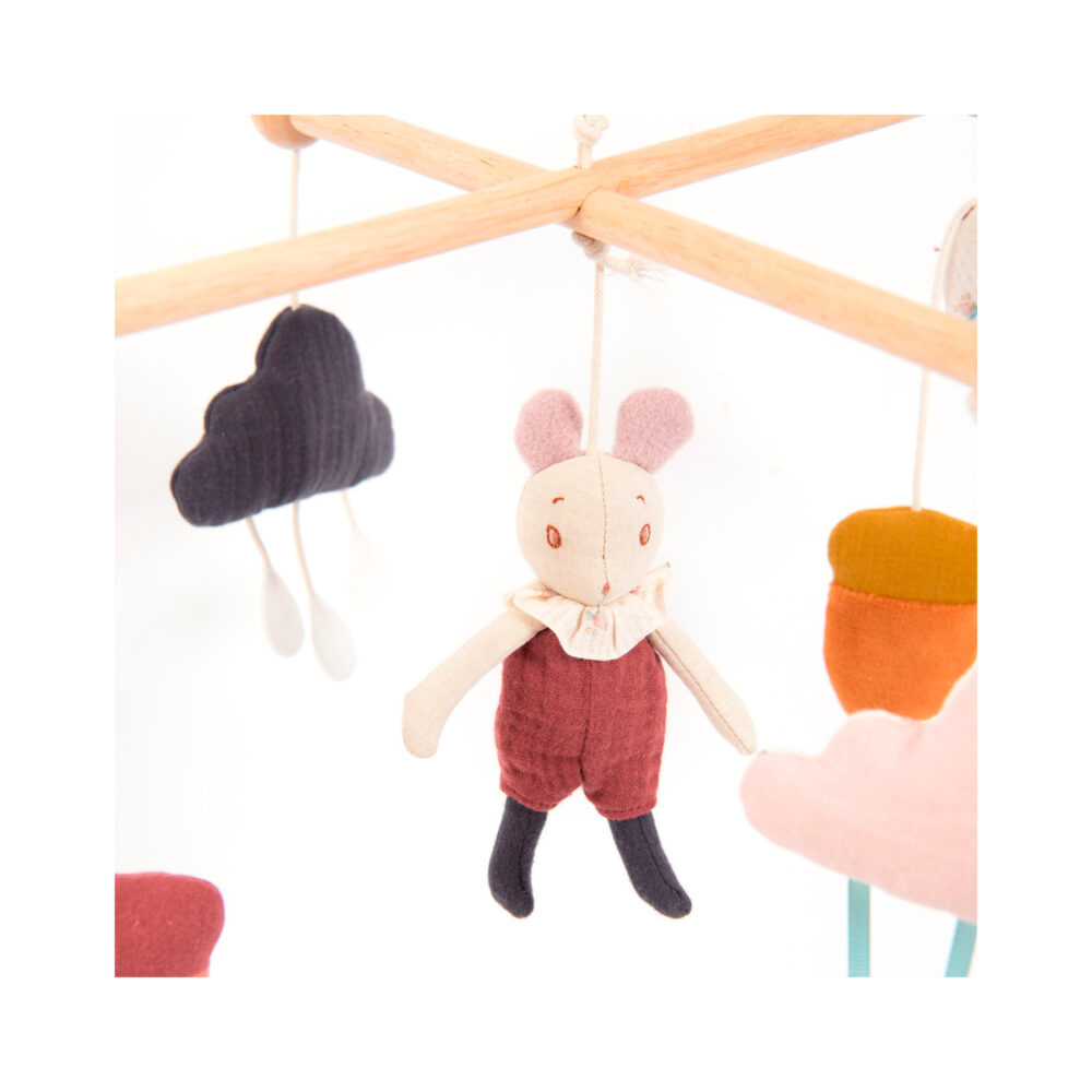 MÓVIL MUSICAL PARA CUNA COLECCIÓN APRES LA PLUIE