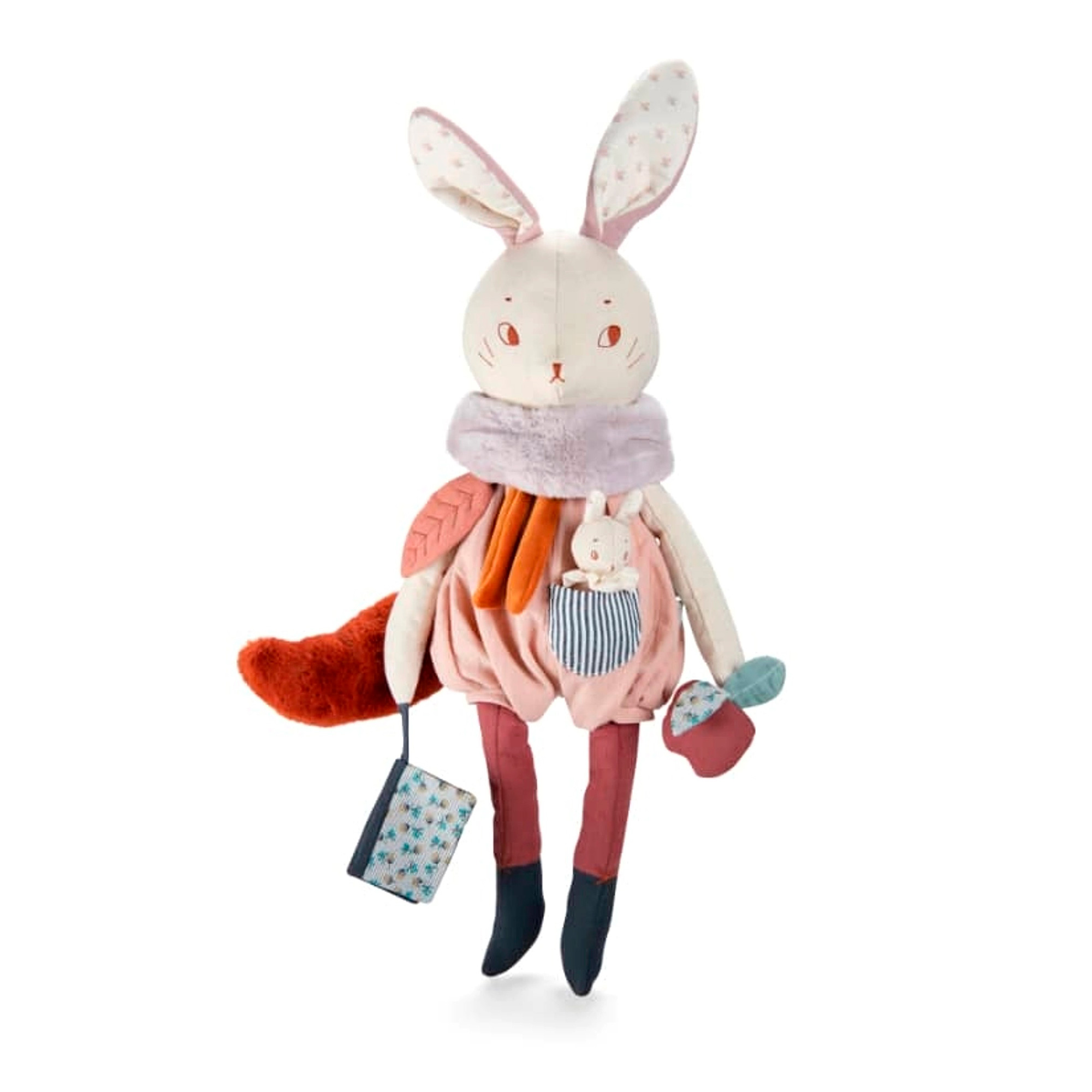 PELUCHE DE ASNO ANATOLE COLOR GRIS COLECCIÓN POMME DES BOIS
