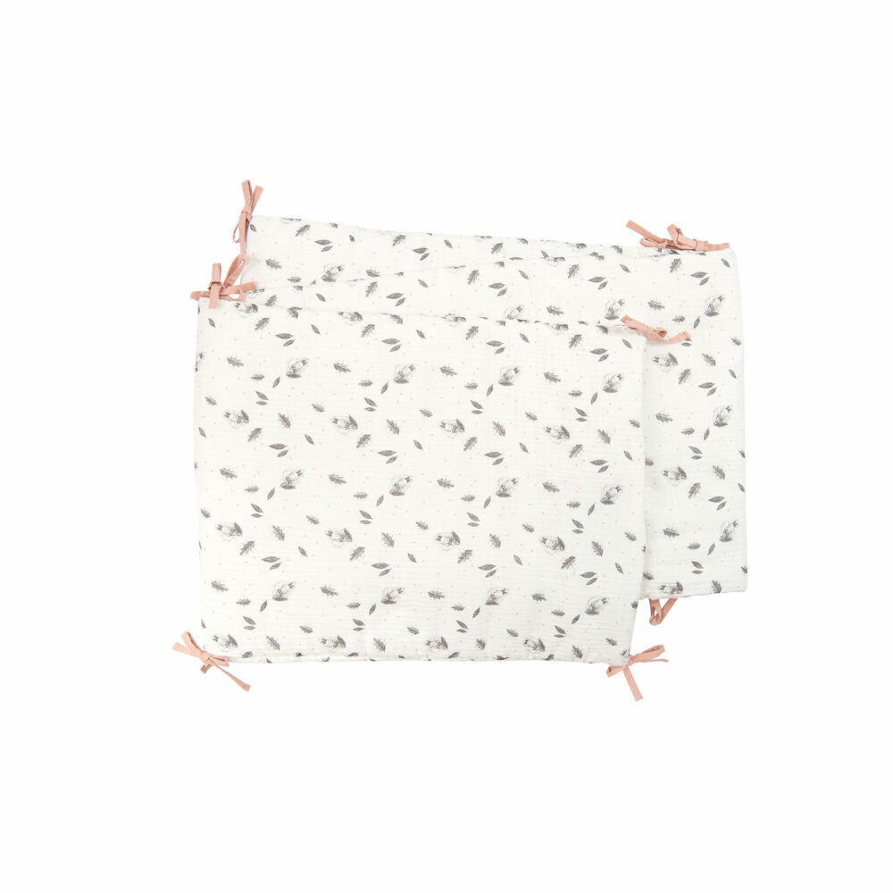 PROTECTOR DE CUNA DE ALGODÓN 70 X 140 CM COLECCIÓN APRES LA PLUIE