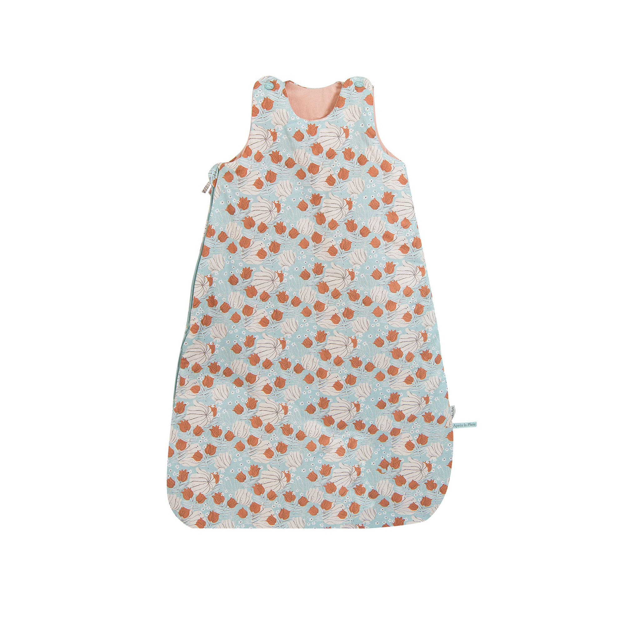 SACO DE DORMIR DE VERANO CON ESTAMPADO FLORAL 90 CM COLECCIÓN SOUS MON BAOBAB