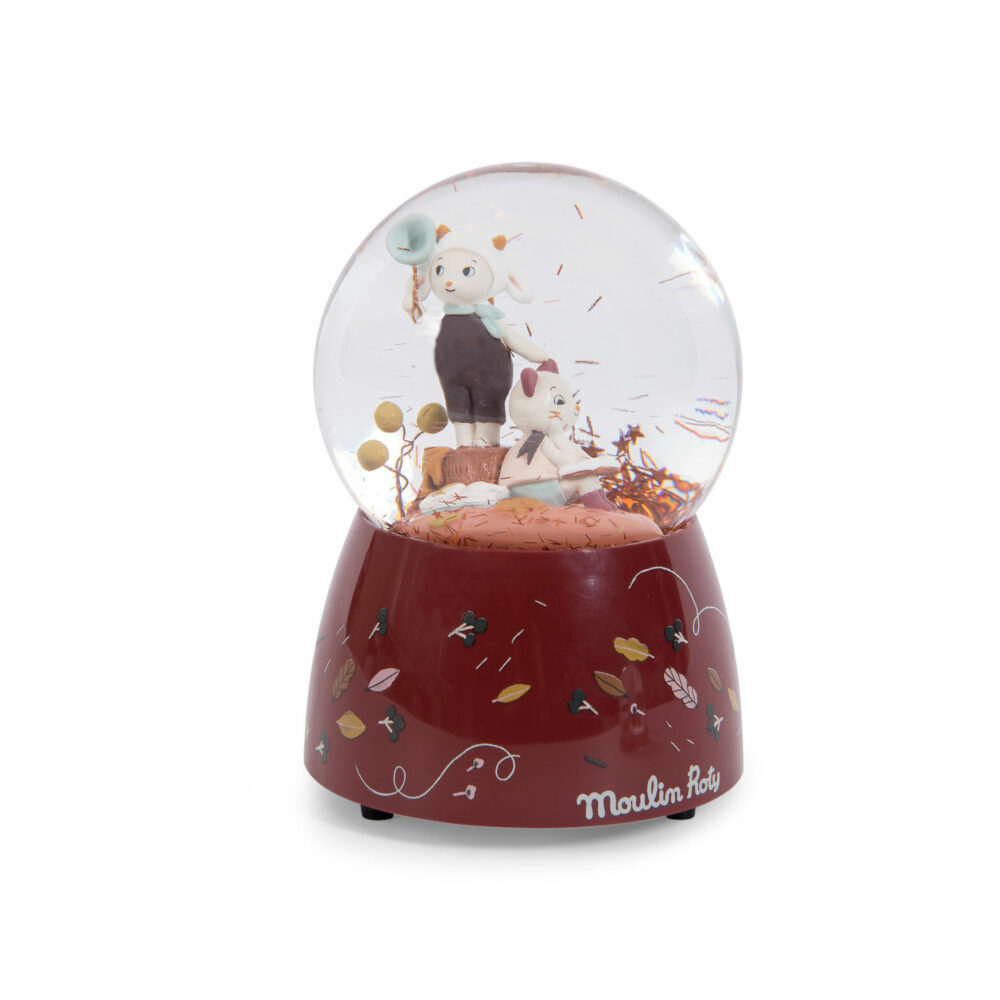 BOLA DE NIEVE DE RESINA MUSICAL COLECCIÓN APRES LA PLUIE