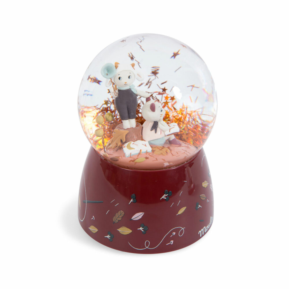 BOLA DE NIEVE DE RESINA MUSICAL COLECCIÓN APRES LA PLUIE