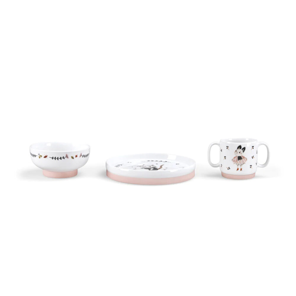 SET DE VAJILLA DE PORCELANA COLECCIÓN APRÉS LA PLUIE