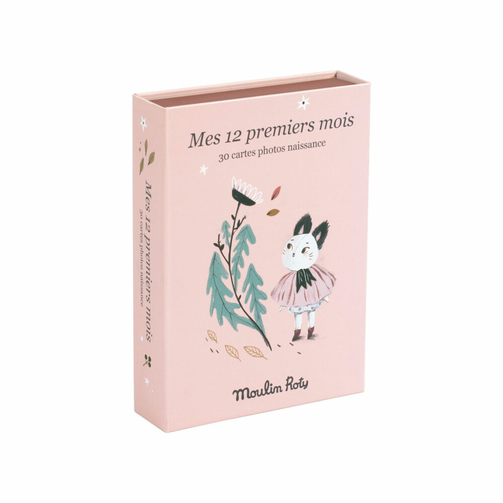 TARJETAS MIS PRIMERO 12 MESES EN FRANCÉS COLECCIÓN APRES LA PLUIE