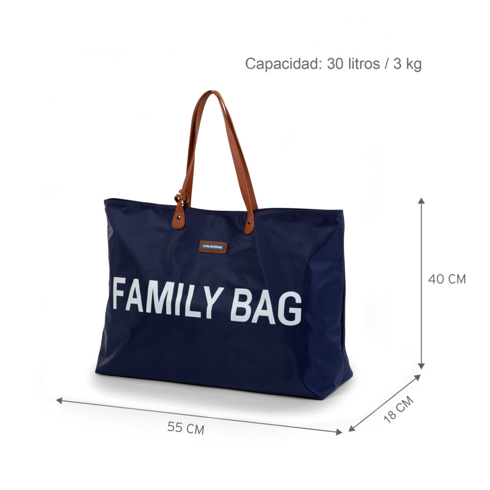 BOLSO CAMBIADOR FAMILY BAG DE 30 LITROS AZUL CHILDHOME