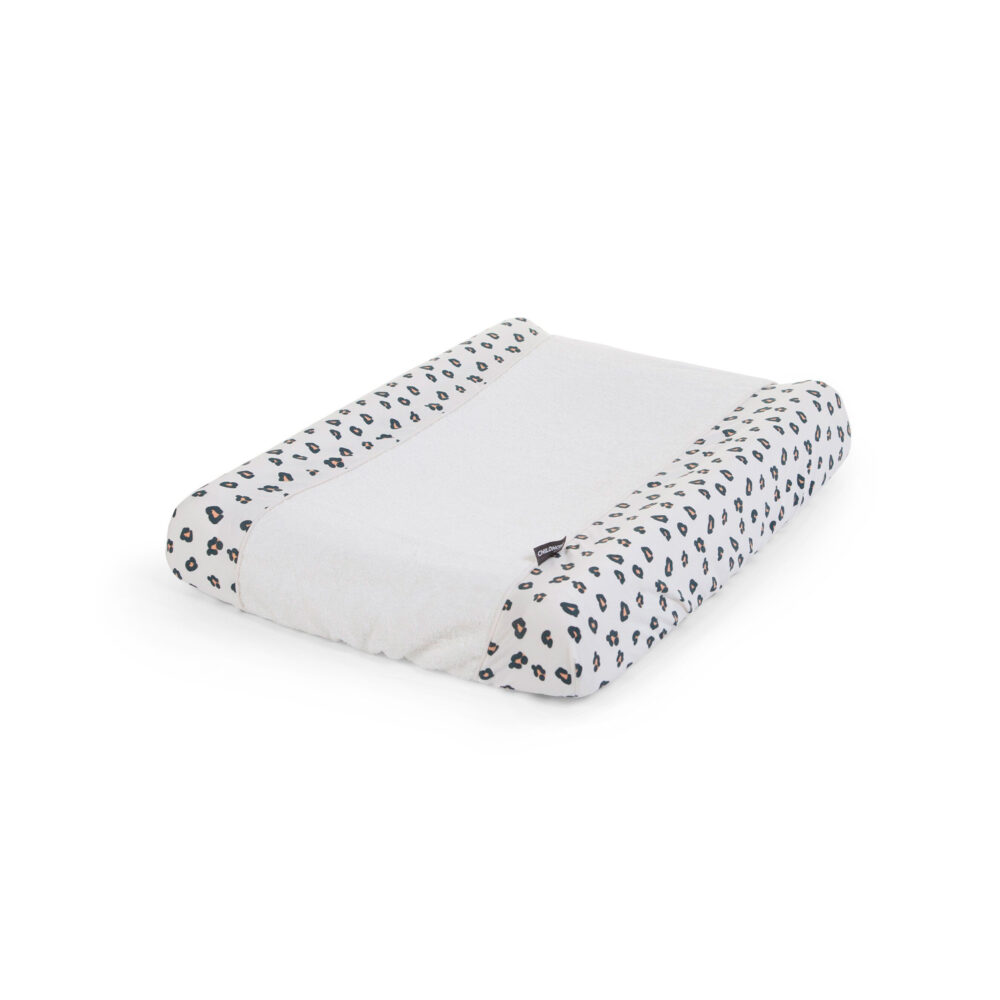 FUNDA DE COLCHÓN CAMBIADOR 70 X 50 CM JERSEY + TERRY – LEOPARDO CHILDHOME