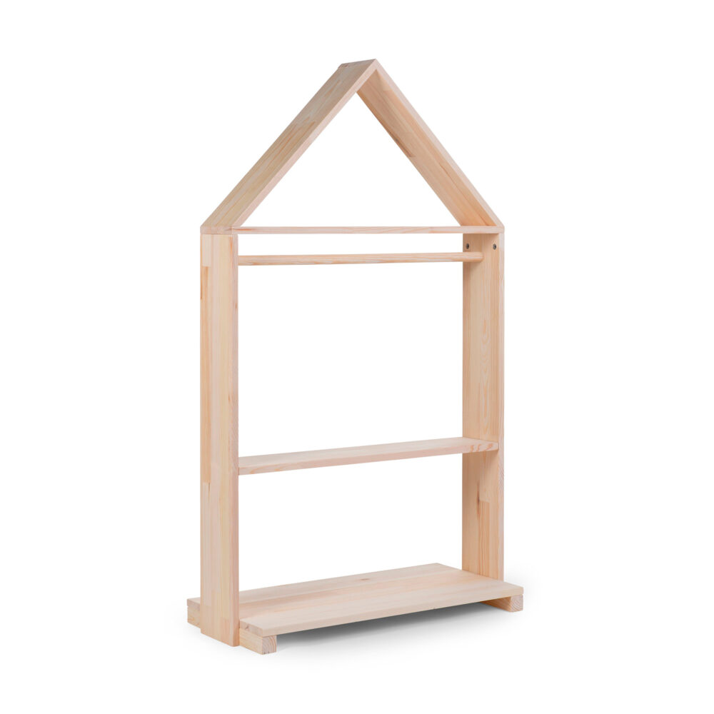ESTANTE DECORATIVO PARA CASA DE MADERA NATURAL 80 X 35 X 136 CM CHILDHOME
