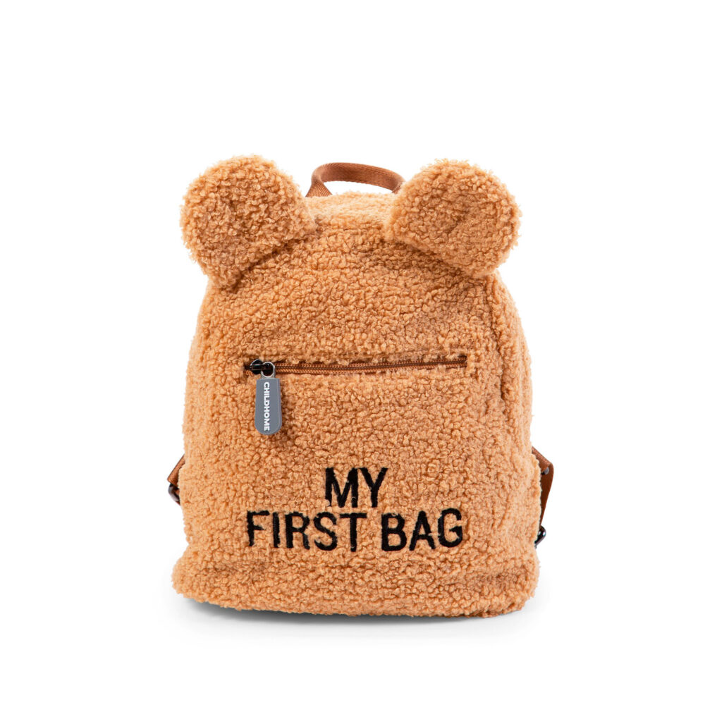 MOCHILA PARA NIÑOS MY FIRST BAG TEDDY BROWN CHILDHOME