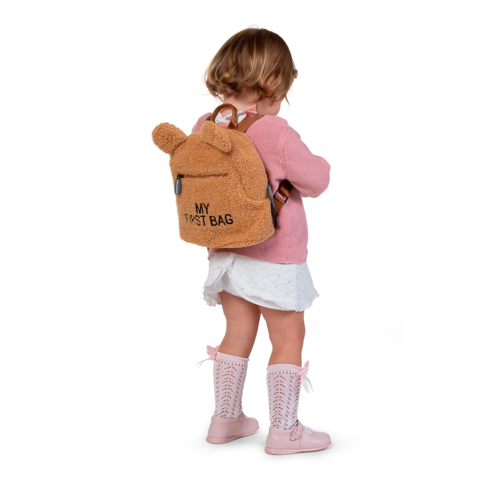 MOCHILA PARA NIÑOS MY FIRST BAG TEDDY BROWN CHILDHOME