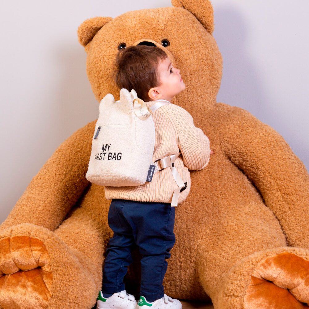 MOCHILA PARA NIÑOS MY FIRST BAG TEDDY OFF WHITE CHILDHOME