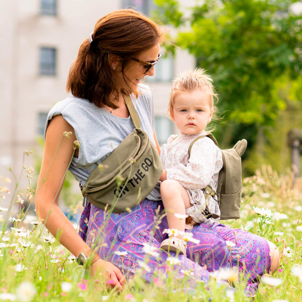 RIÑONERA BAG ON THE GO LONA CAQUI CHILDHOME