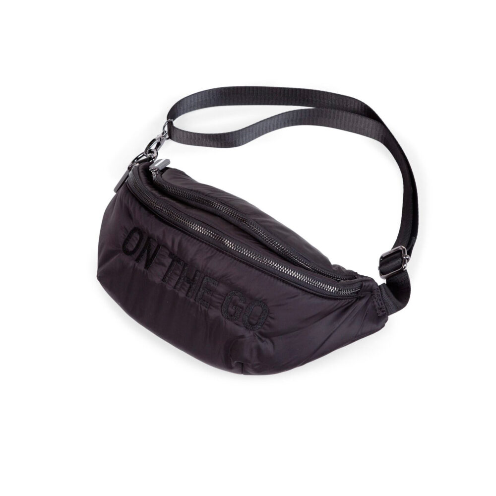 RIÑONERA BAG ON THE GO ACOLCHADO NEGRO CHILDHOME