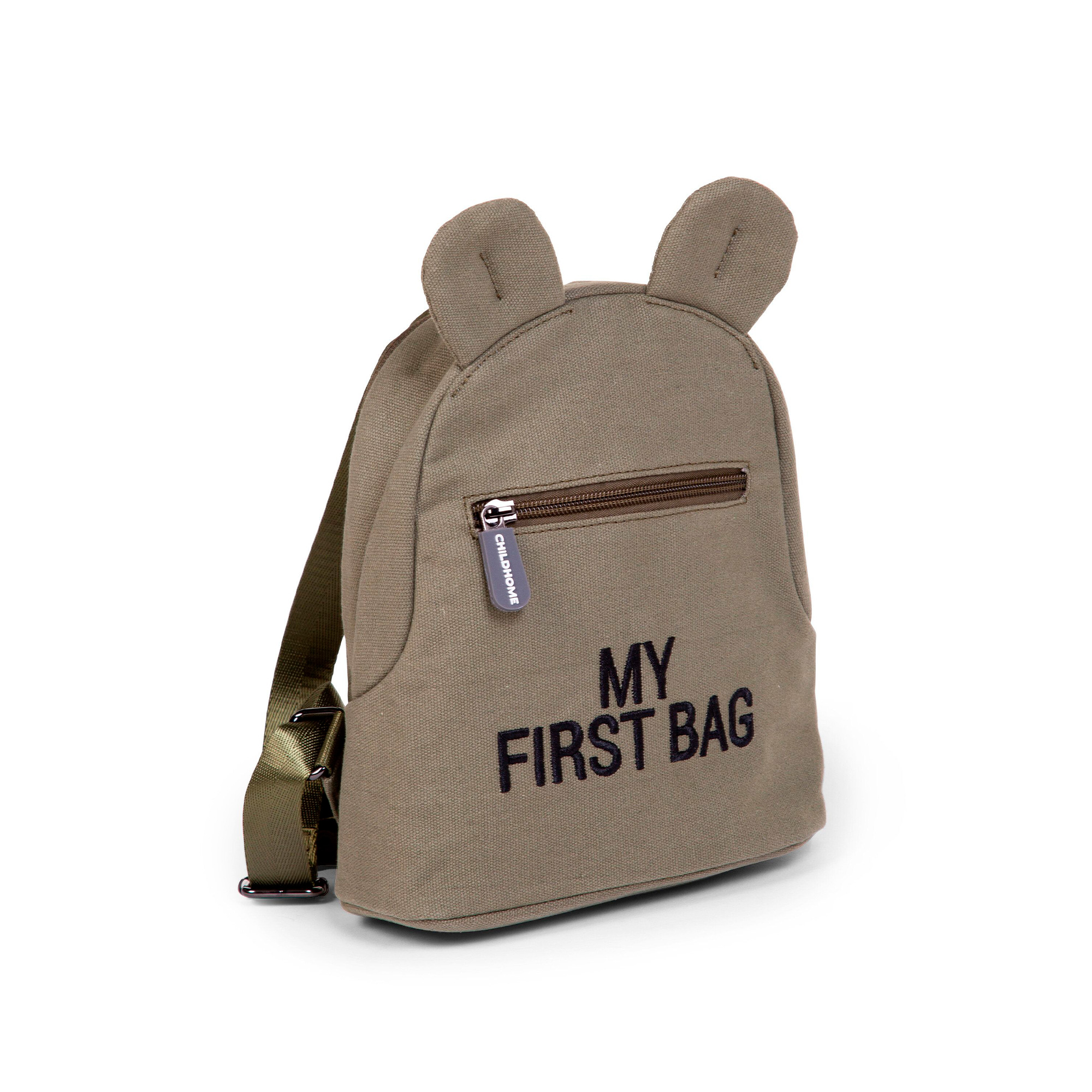 MOCHILA PARA NIÑOS MY SCHOOL BAG LONA CAQUI CHILDHOME