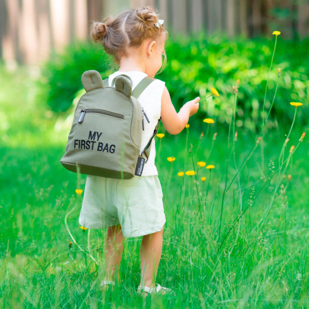 MOCHILA PARA NIÑOS MY FIRST BAG CAQUI CHILDHOME
