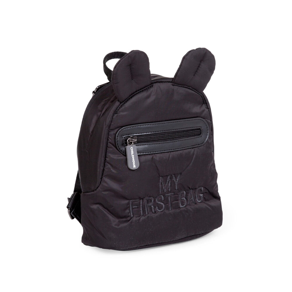 MOCHILA PARA NIÑOS MY FIRST BAG ACOLCHADA NEGRO CHILDHOME