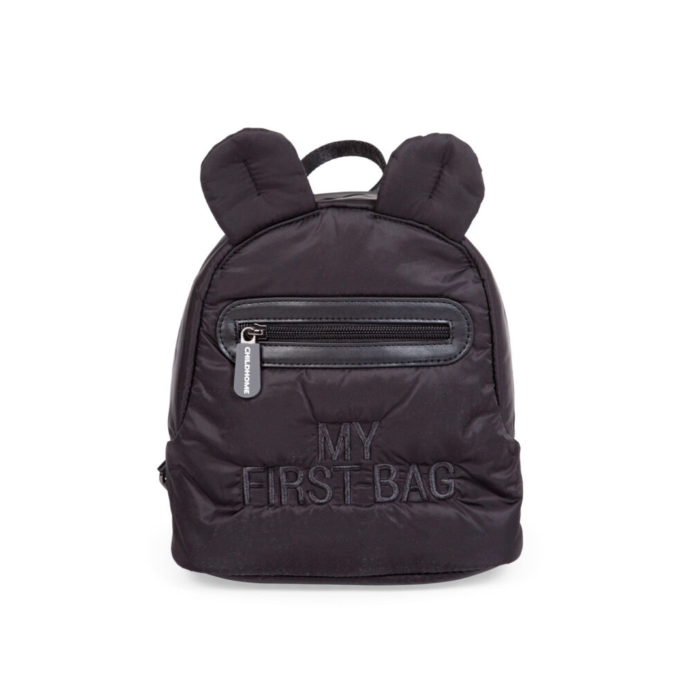 MOCHILA PARA NIÑOS MY FIRST BAG ACOLCHADA NEGRO CHILDHOME