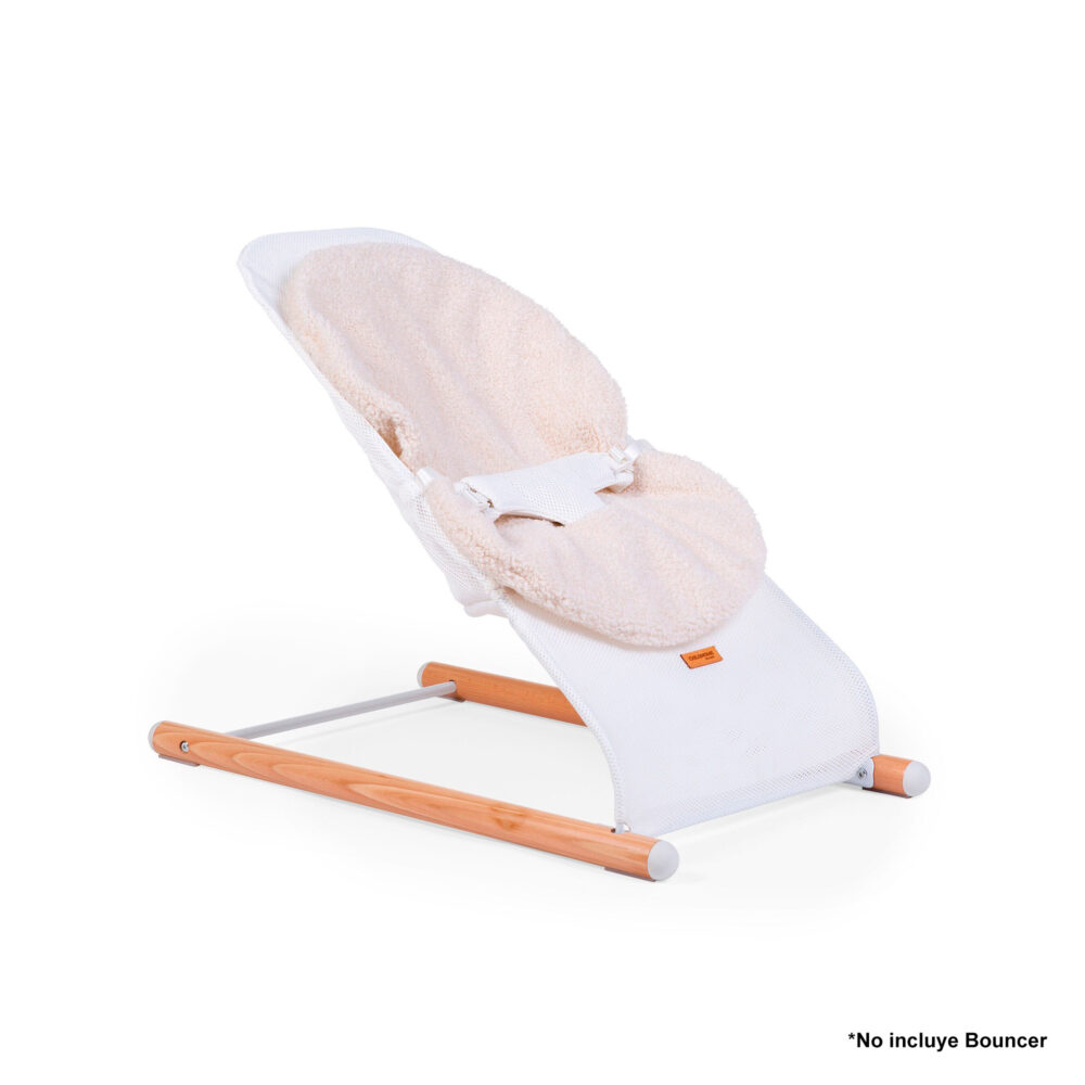 COJÍN ACOLCHADO- TEDDY PARA BOUNCER MODELO EVOLUX COLOR BLANCO CHILDHOME