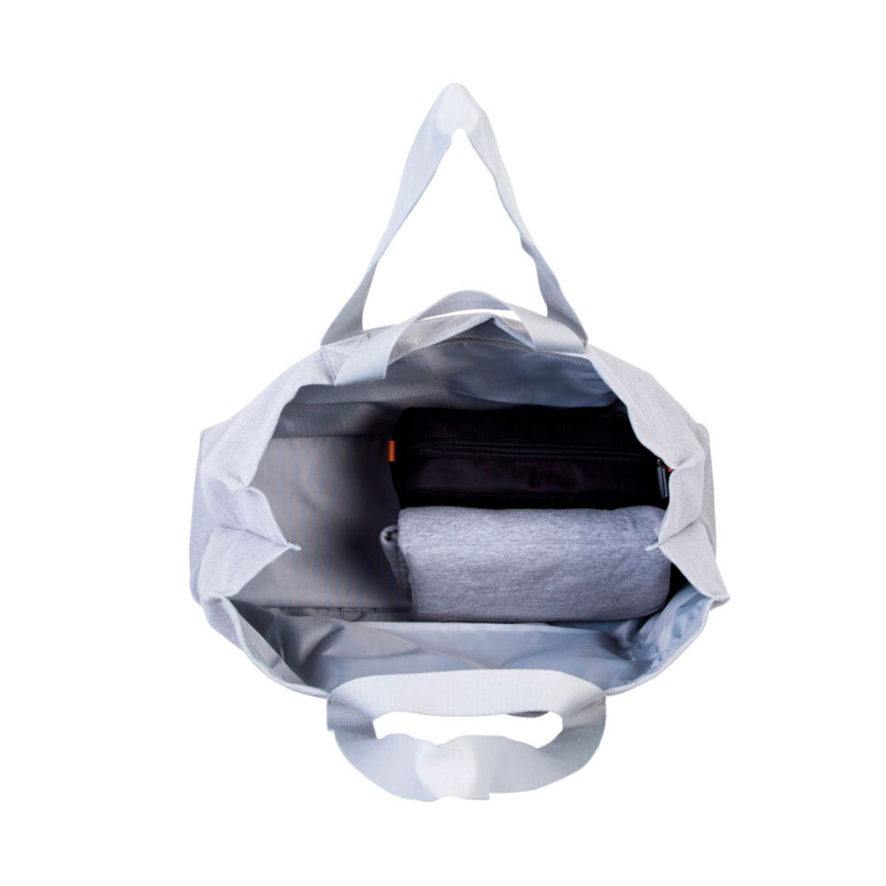 BOLSO CAMBIADOR PROUD GRANDPA DE 30 LITROS LONA GRIS CHILDHOME