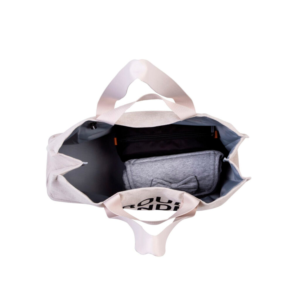 BOLSO CAMBIADOR PROUD GRANDPA DE 30 LITROS LONA BLANCO CHILDHOME