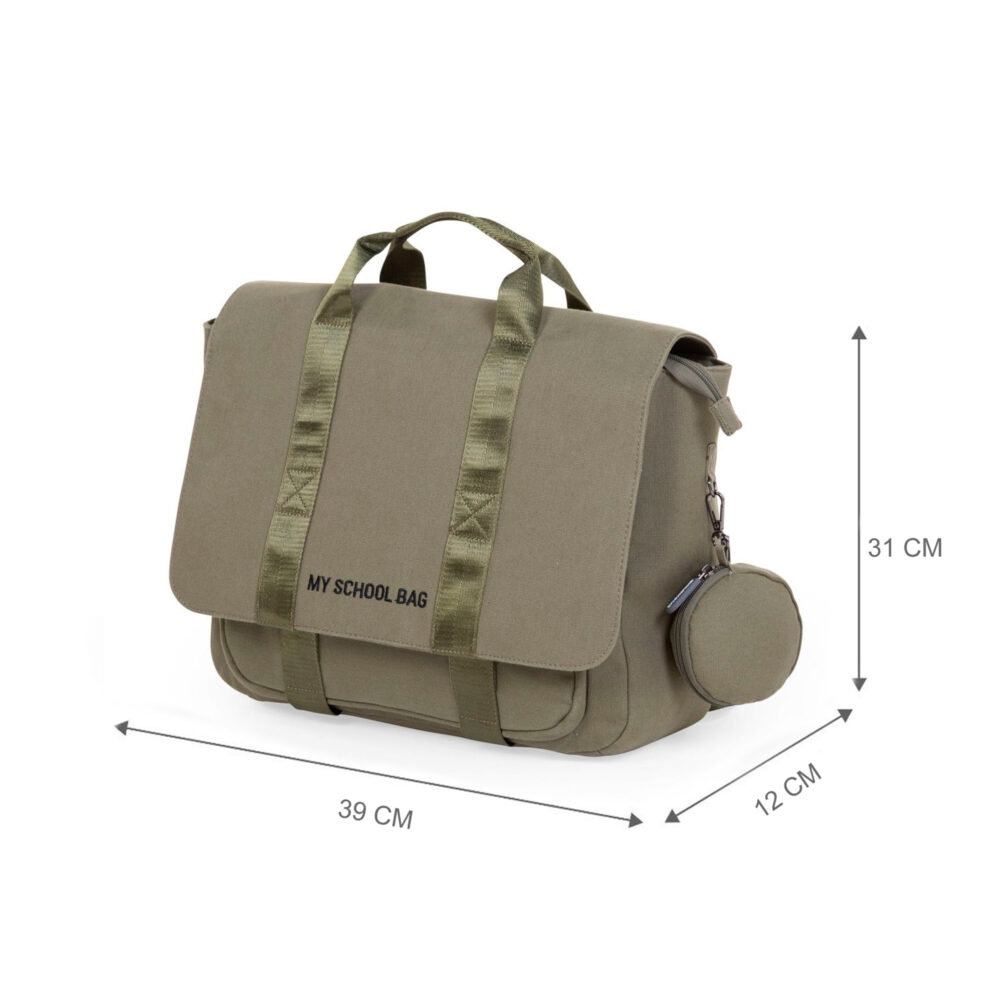 MOCHILA PARA NIÑOS MY SCHOOL BAG LONA CAQUI CHILDHOME