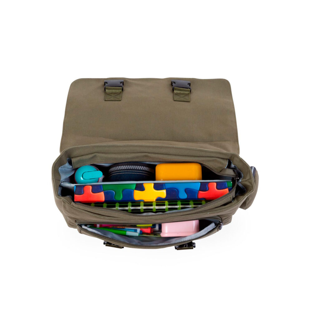 MOCHILA PARA NIÑOS MY SCHOOL BAG LONA CAQUI CHILDHOME