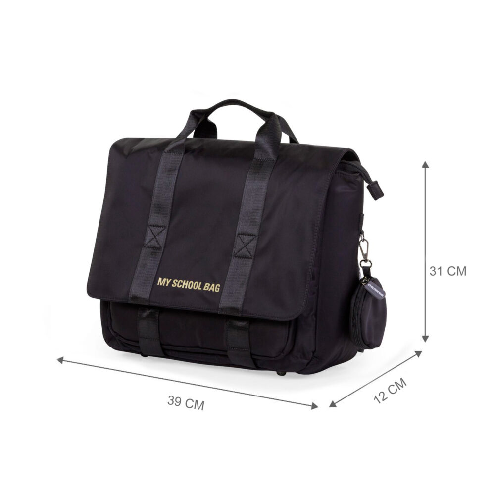 MOCHILA PARA NIÑOS MY SCHOOL BAG LONA NEGRO CHILDHOME
