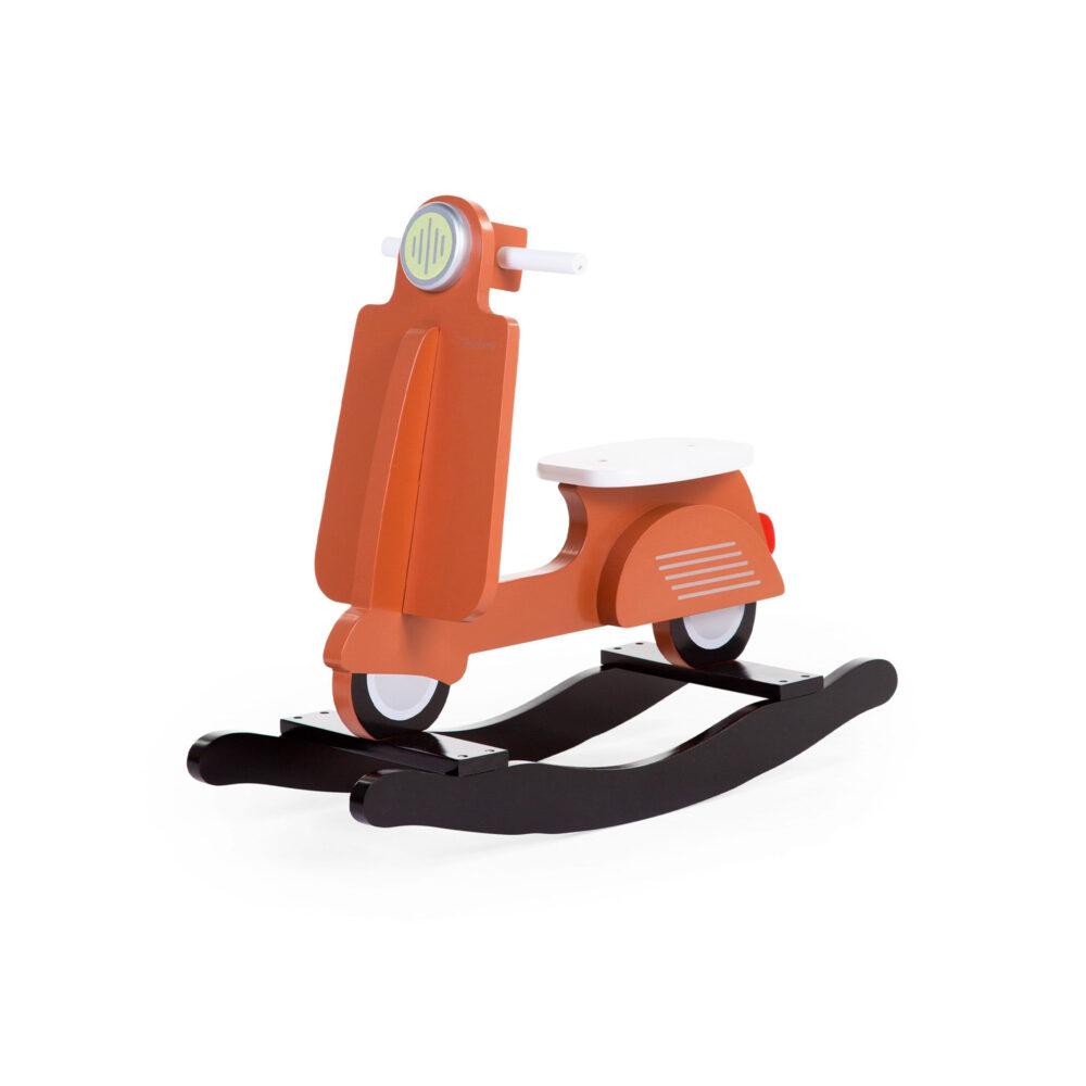 SCOOTER MECEDORA DE MADERA 70 x 25 x 57 CM RUST BLACK CHILDHOME