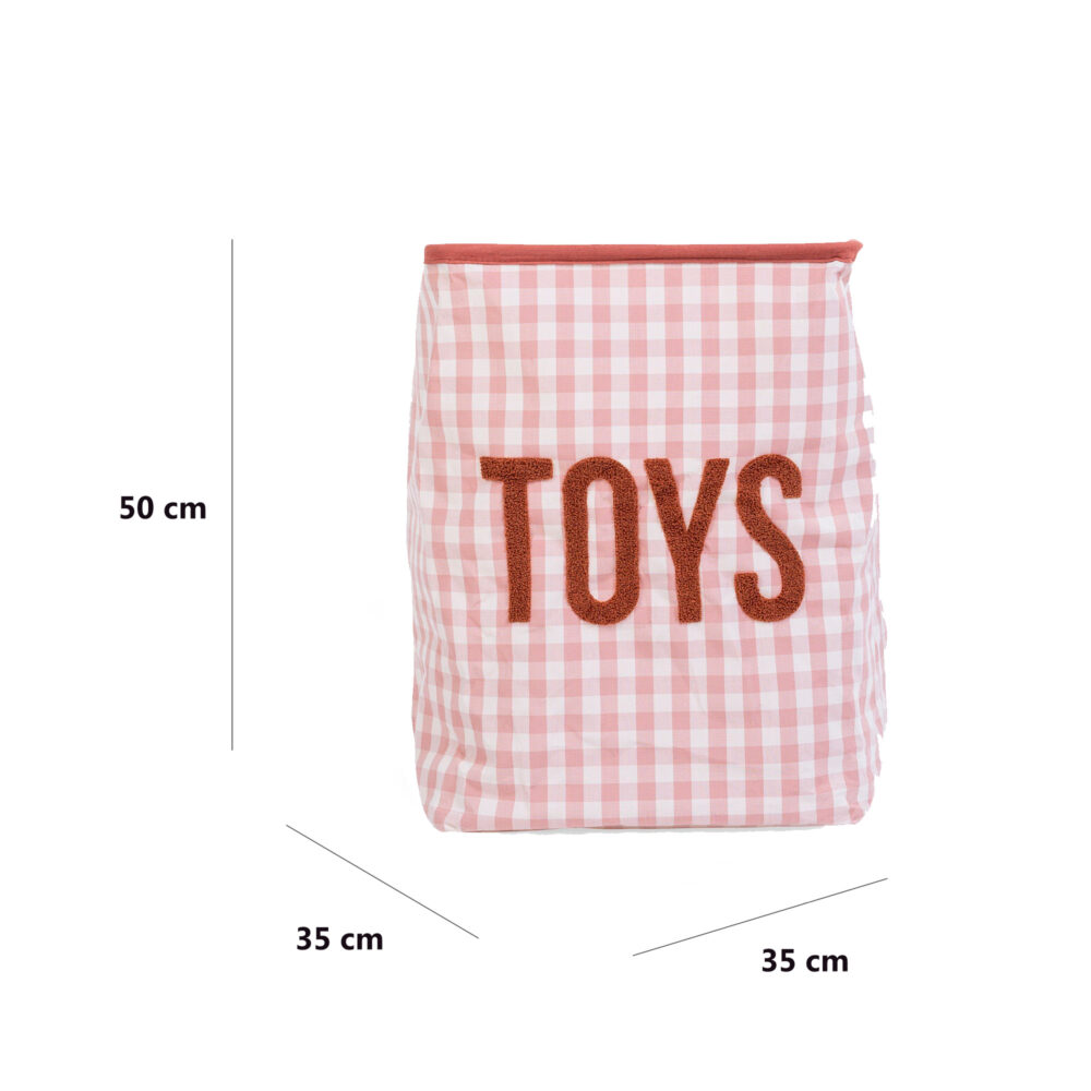 CESTA DE ALMACENAJE 35 X 35 X 50 CM VICHY CHILDHOME
