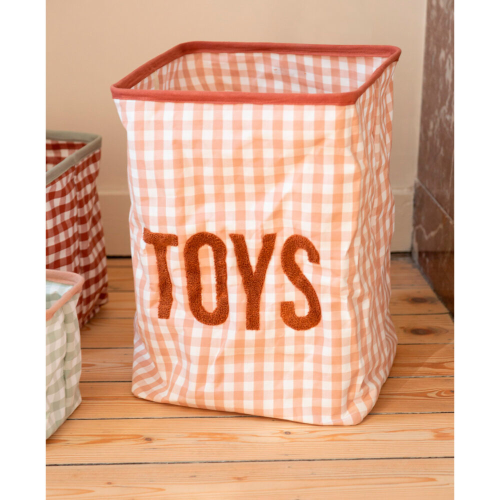 CESTA DE ALMACENAJE 35 X 35 X 50 CM VICHY CHILDHOME