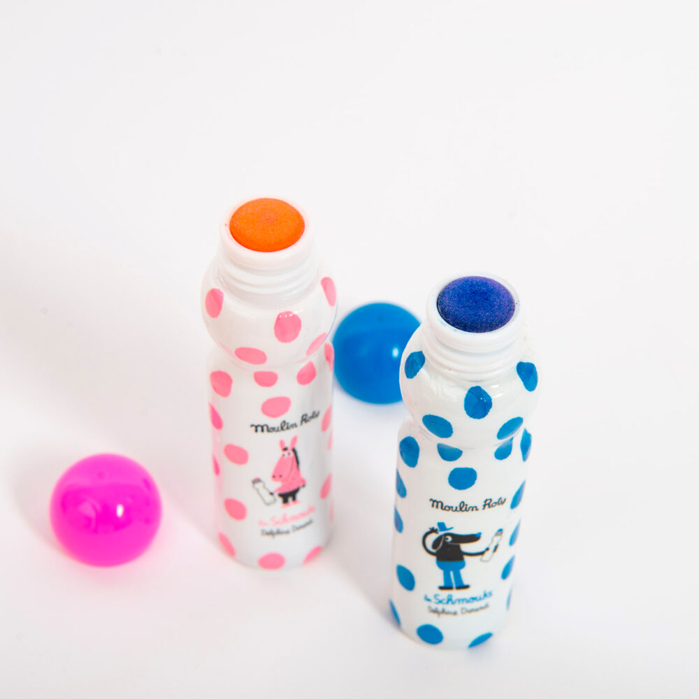 CAJA DE 8 MARCADORES TAMPÓN PARA COLOREAR COLECCIÓN LES SCHMOUKS