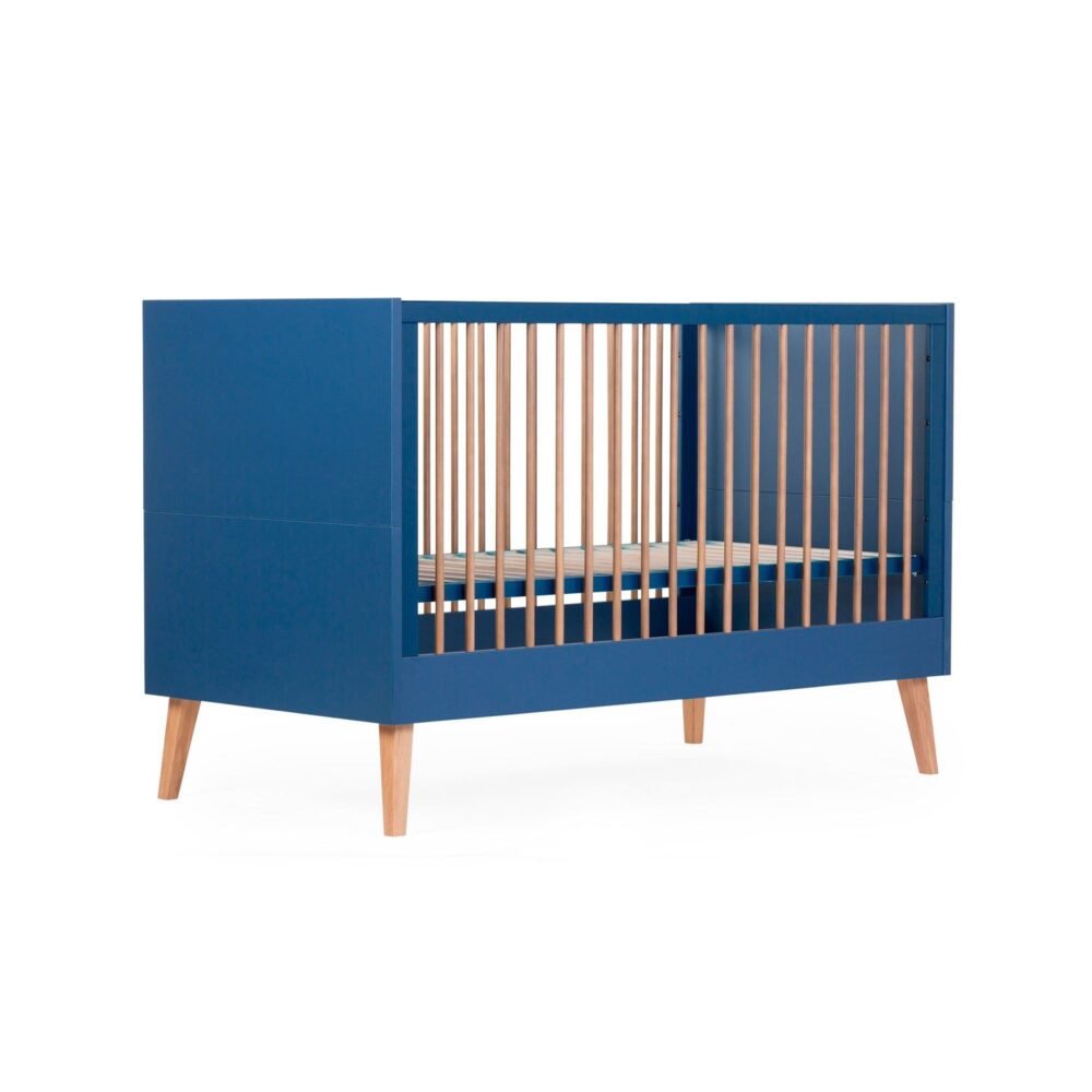 CUNA + SOMIER MODELO BOLD BLUE 140 X 70 CM CHILDHOME