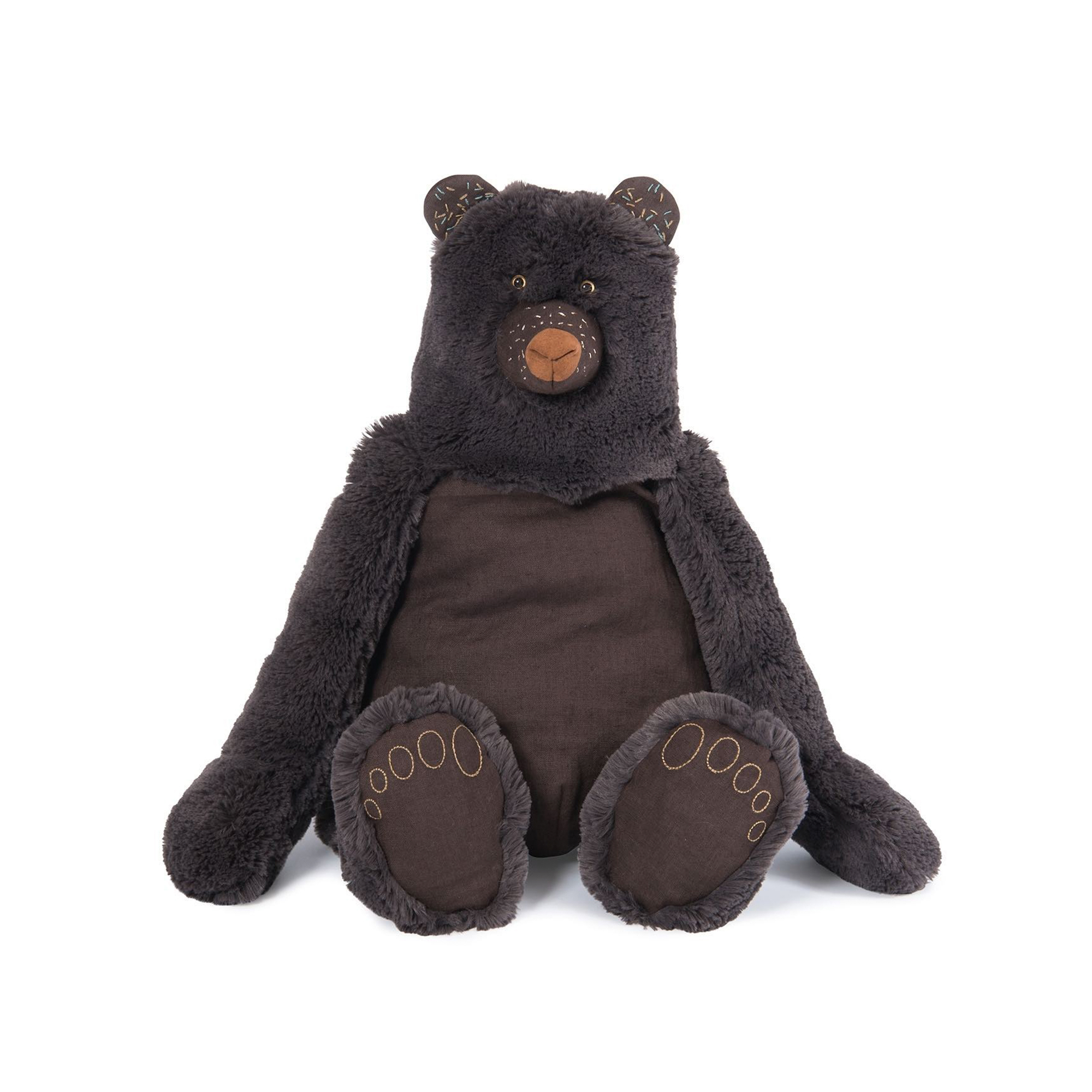 PELUCHE PEQUEÑO DE 10 CM OSO GRIS LES P´TITS DOUDOUS DEL HOSPITAL MOULIN ROTY