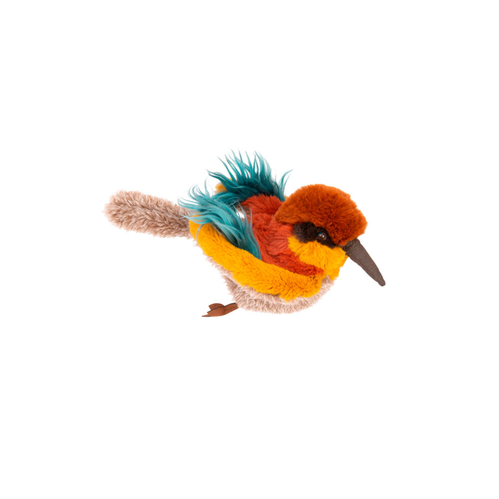 PELUCHE PÁJARO ABEJARUCO COLECCIÓN TOUT AUTOUR DU MONDE