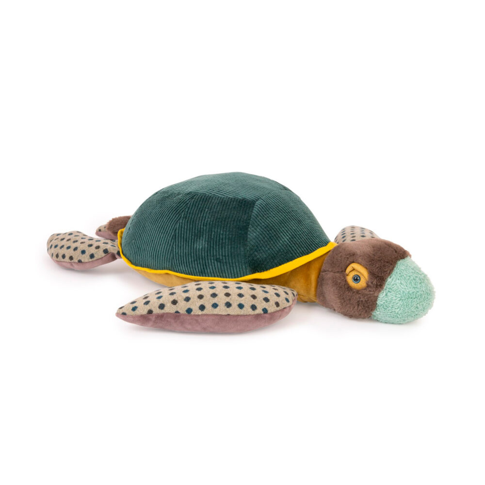 PELUCHE TORTUGA MARINA GRANDE COLECCIÓN TOUT AUTOUR DU MONDE