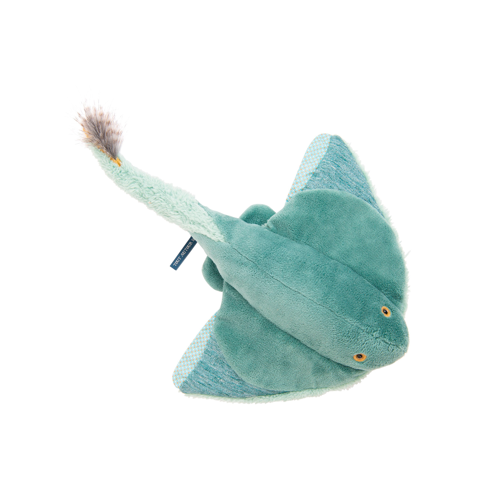 PELUCHE PEQUEÑO DE 10 CM OSO VERDE LES P´TITS DOUDOUS DEL HOSPITAL MOULIN ROTY