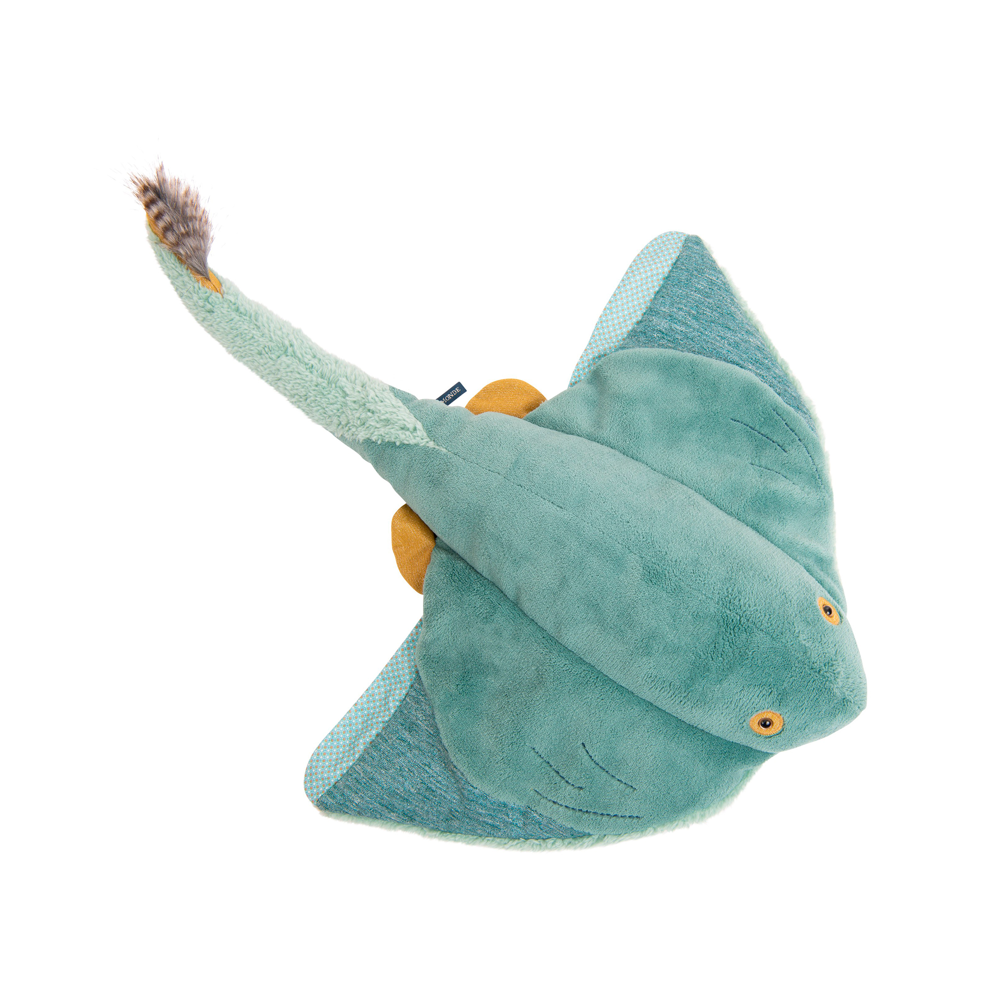 PELUCHE TORTUGA MARINA GRANDE COLECCIÓN TOUT AUTOUR DU MONDE