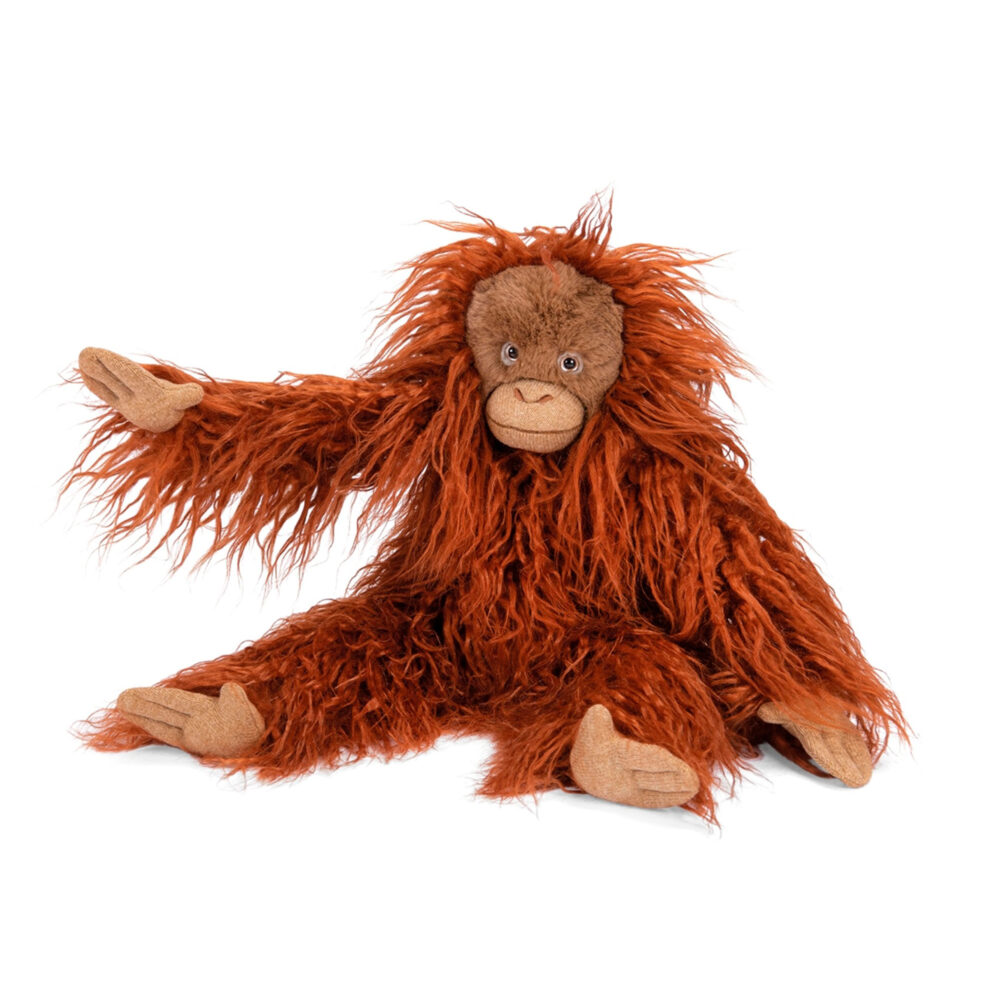 PELUCHE ORANGUTÁN PEQUEÑO COLECCIÓN TOUT AUTOUR DU MONDE