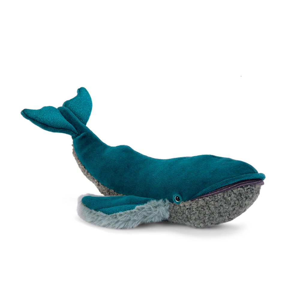 PELUCHE PEQUEÑA BALLENA JOROBADA COLECCIÓN TOUT AUTOUR DU MONDE