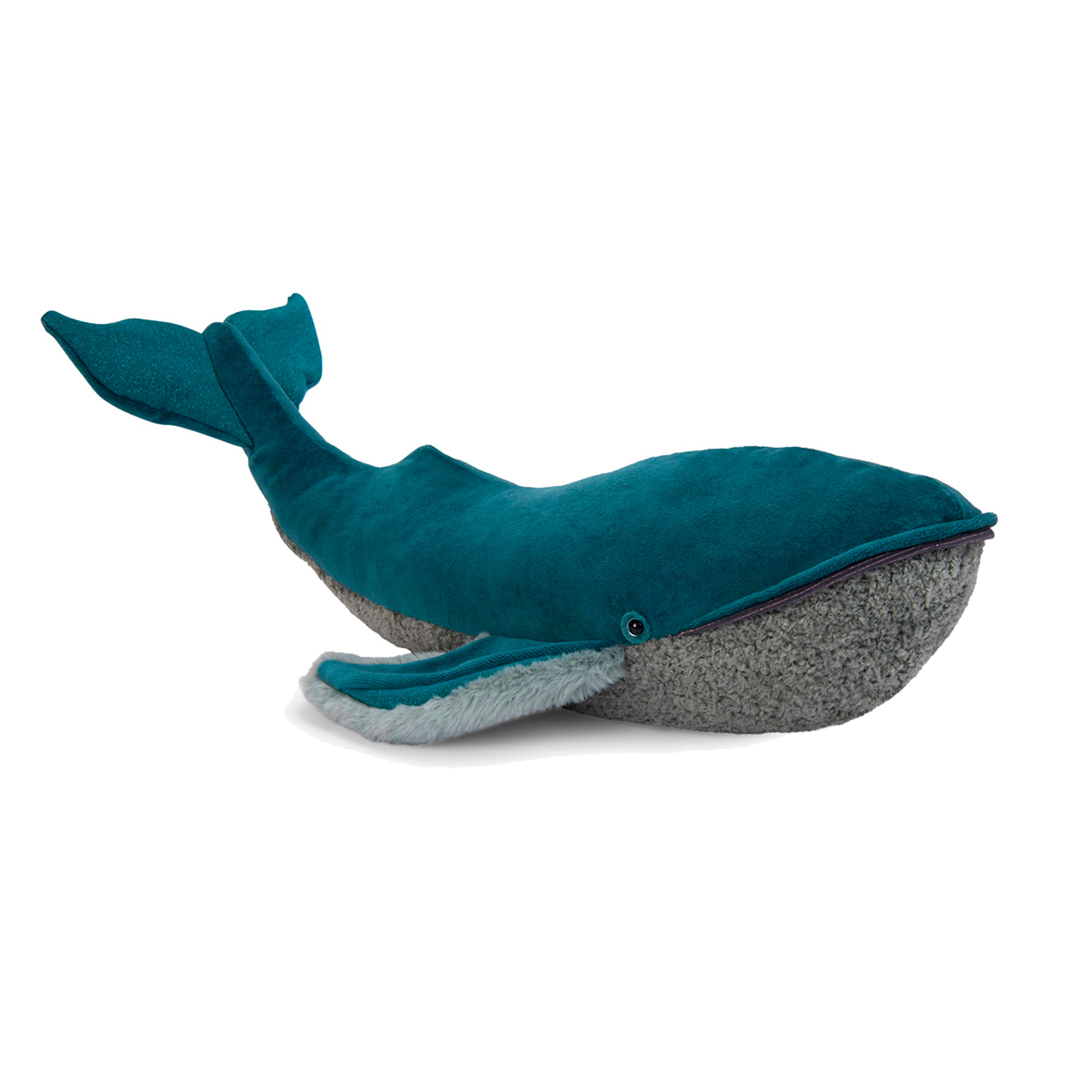 PELUCHE GRANDE BALLENA JOROBADA COLECCIÓN TOUT AUTOUR DU MONDE