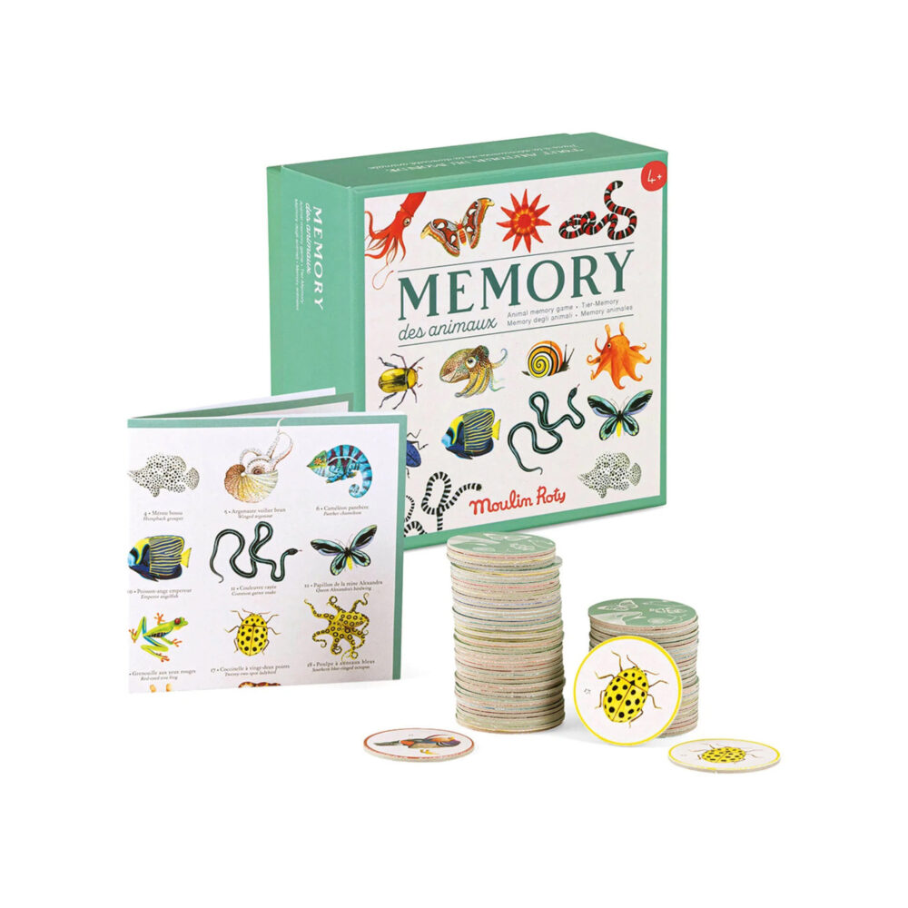JUEGO DE MEMORIA DE ANIMALES COLECCIÓN TOUT AUTOUR DU MONDE