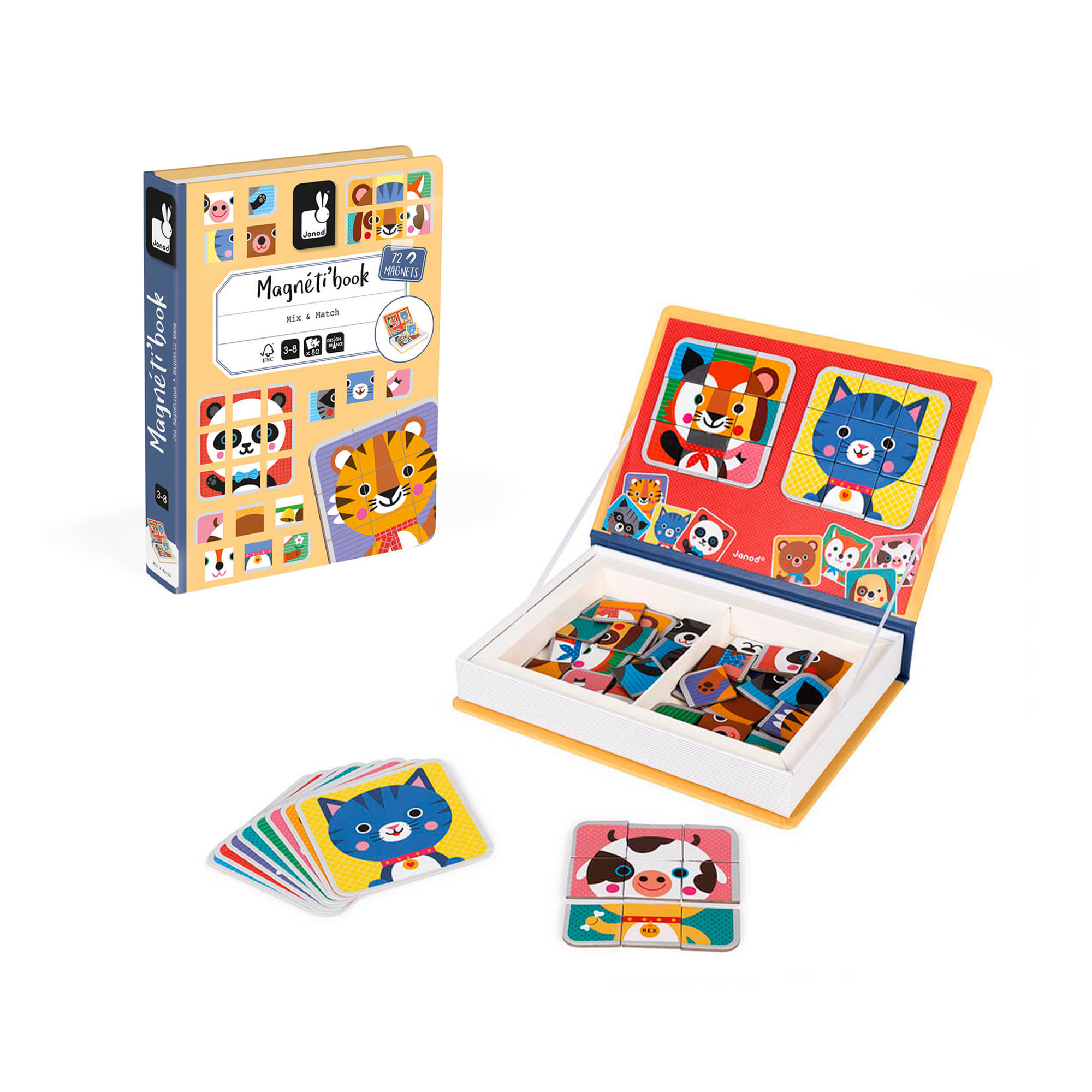 SET DE 16 CUBOS DE MADERA ENCAJABLE DE COLOR NATURAL EDUPLAY