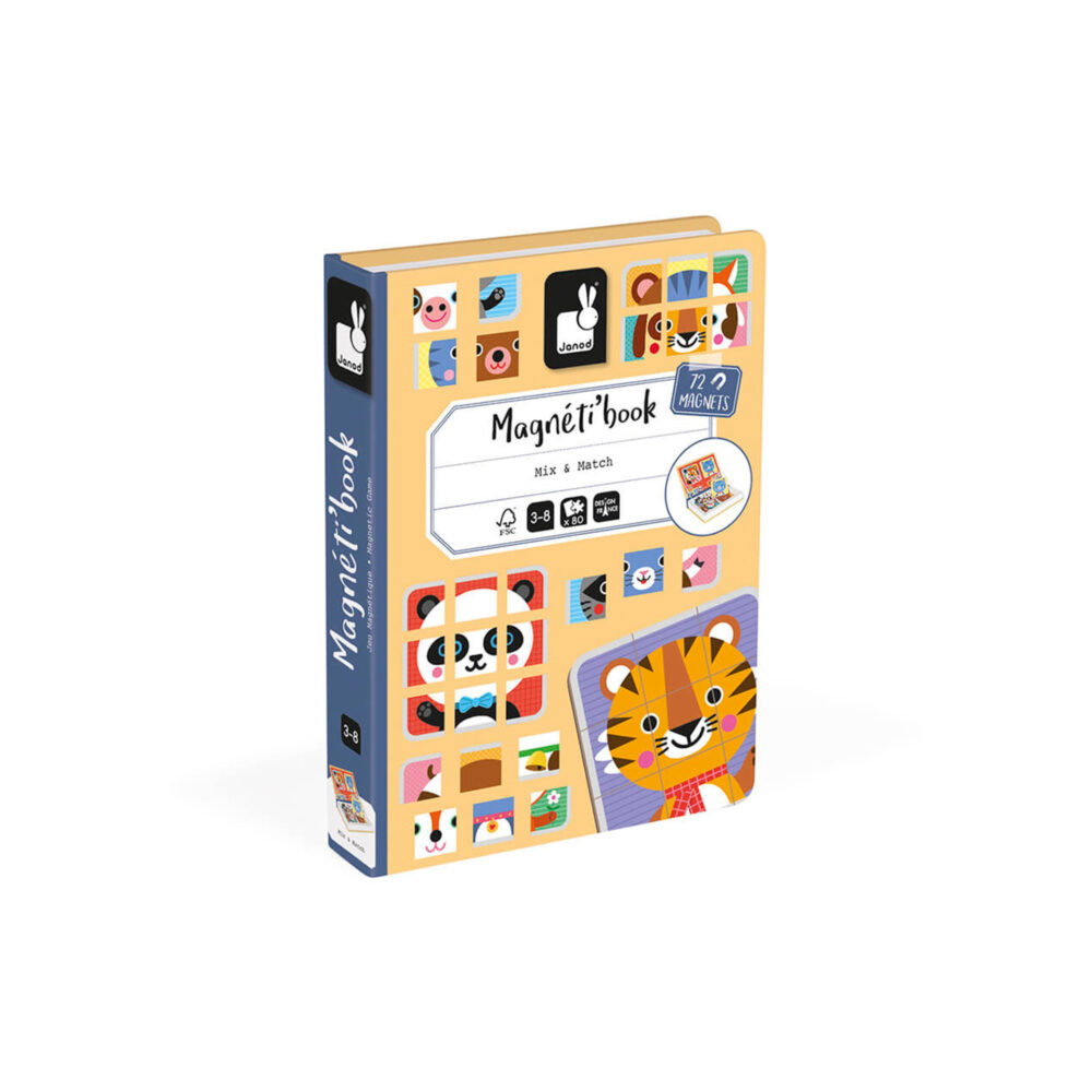 LIBRO MAGNÉTICO EDUCATIVO MIX & MATCH JANOD