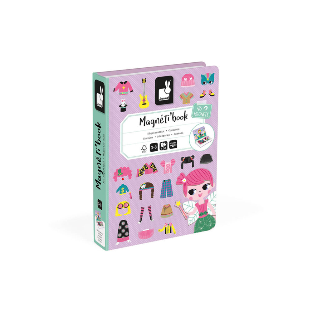 LIBRO MAGNÉTICO DISFRACES NIÑA JANOD