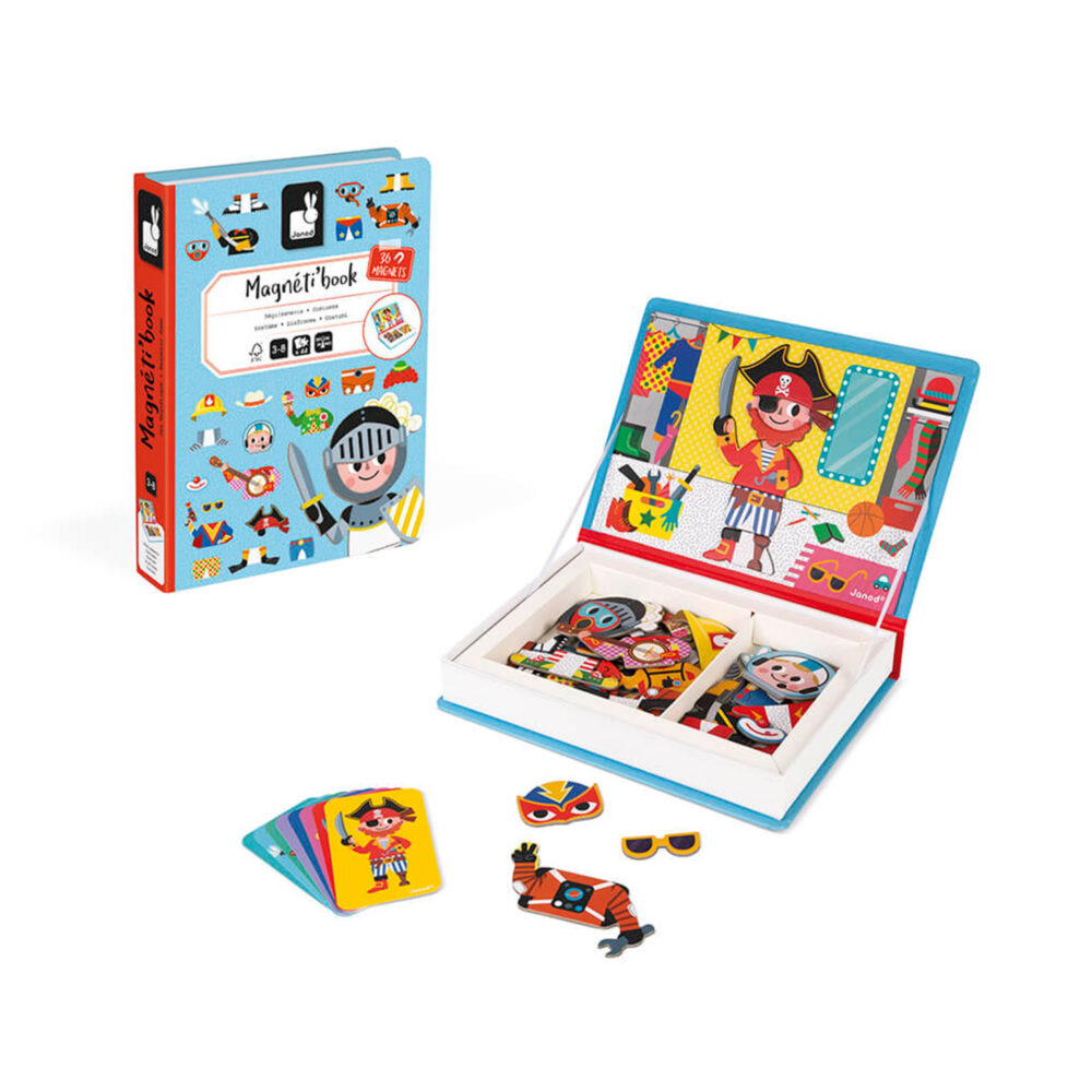 LIBRO MAGNÉTICO DISFRACES NIÑO JANOD