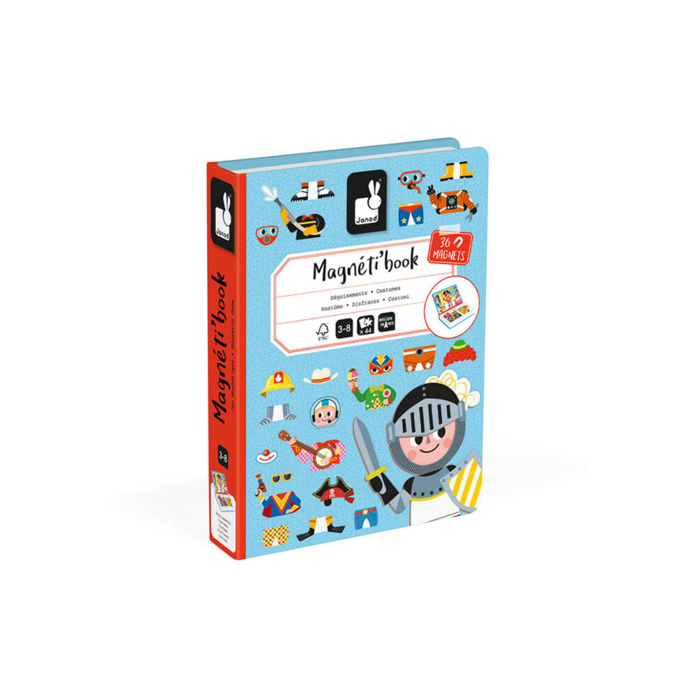 LIBRO MAGNÉTICO DISFRACES NIÑO JANOD