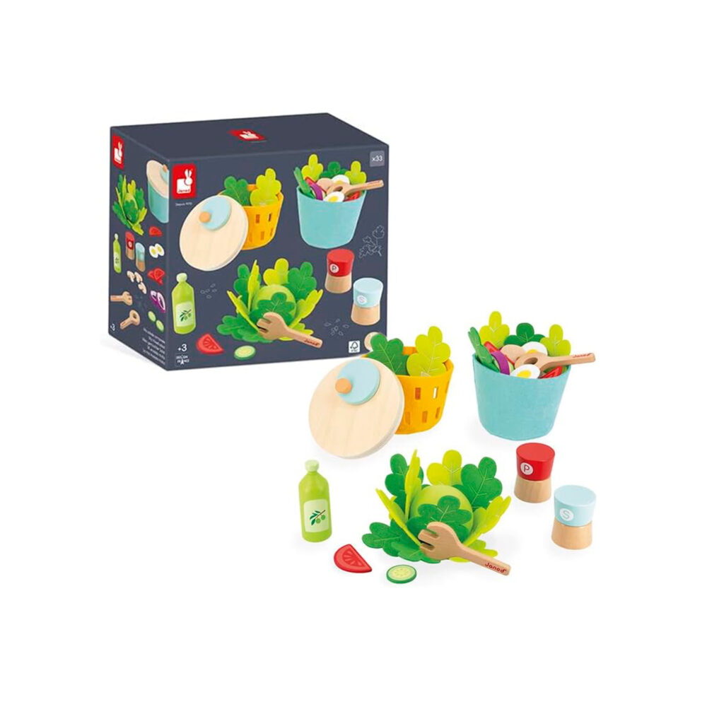 SET DE ENSALADA MIXTA DE FIELTRO JANOD