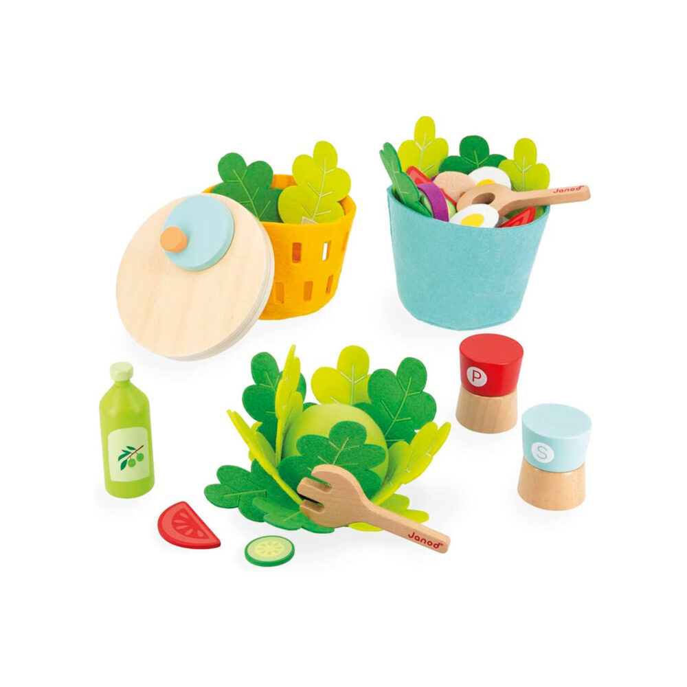 SET DE ENSALADA MIXTA DE FIELTRO JANOD