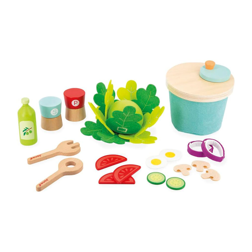 SET DE ENSALADA MIXTA DE FIELTRO JANOD