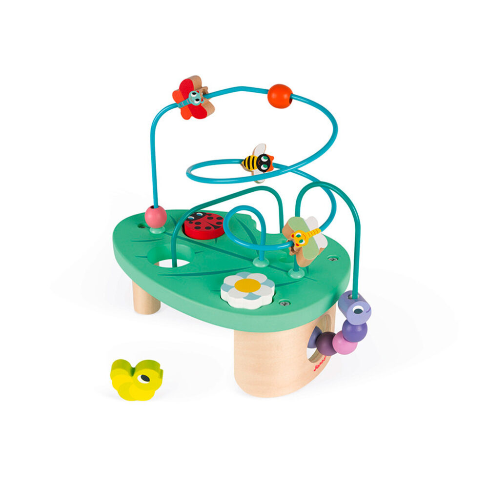 JUEGO EDUCATIVO CIRCUITO DE ORUGA DE MADERA JANOD