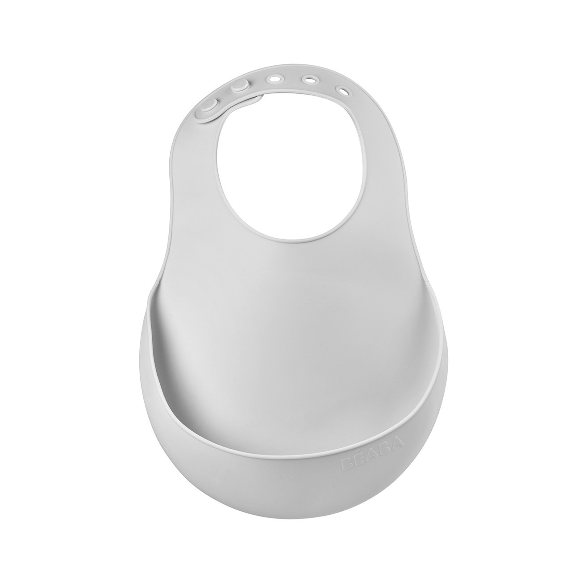 BABERO DE SILICONA CON CUELLO AJUSTABLE BEABA
